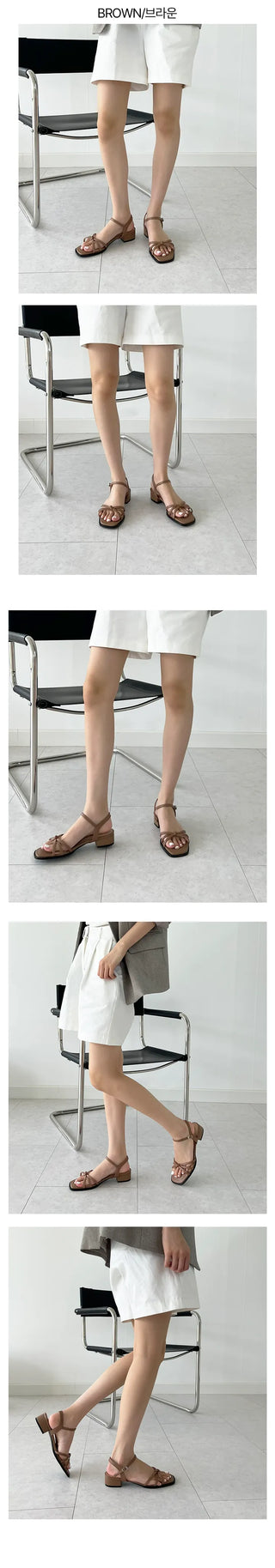 UM Somi Knot Sandal Heel (2cm)