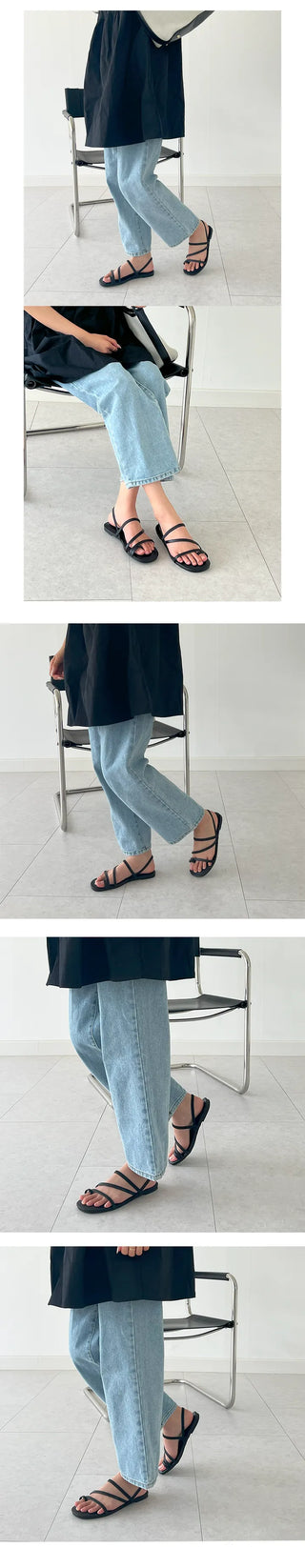 UM Span Banding Strap Slippers Summer Sandals (1CM)