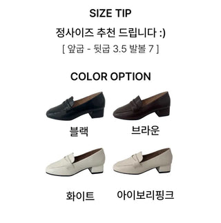 Penny Loafer Loafer Heel Flat