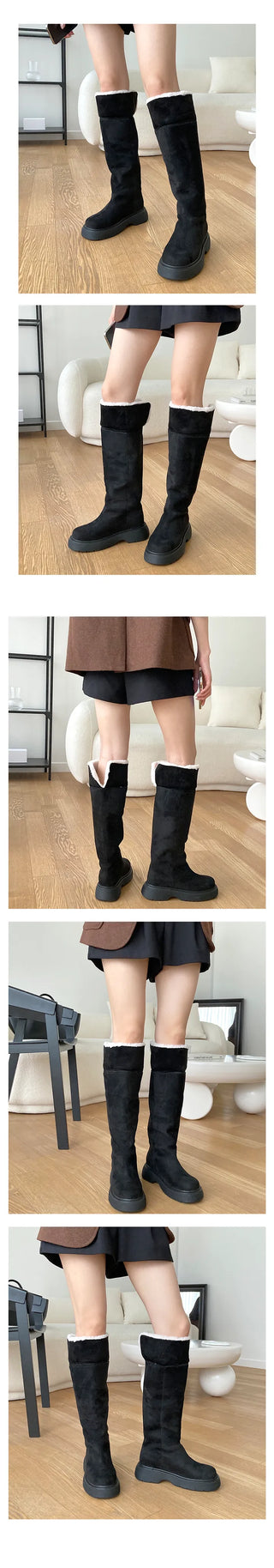 Fold-up, two-way UGG non-slip, full-heel UGG boots (5cm)