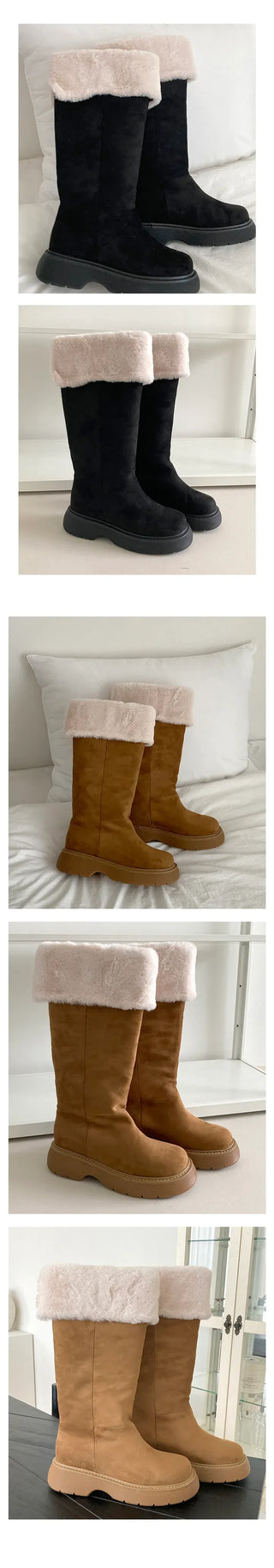 Fold-up, two-way UGG non-slip, full-heel UGG boots (5cm)