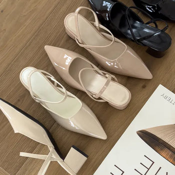 Mayo stiletto slingback heel pumps (6cm)