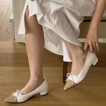 Ella Stiletto Ribbon Avene VER2 Wedding Guest Shoes Heel Pumps (3cm)