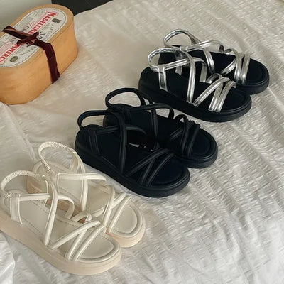 Charlotte comfortable sandals, aqua sandals, resort sandals, holiday look, high heel sandals (5cm)