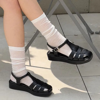 Lightweight sandals, fisherman sandals, chunky heel sandals (4cm)