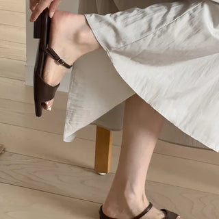 Wide-foot sandals, Sumie Vol2, oversized sandals, summer strap sandals (1.5 cm)