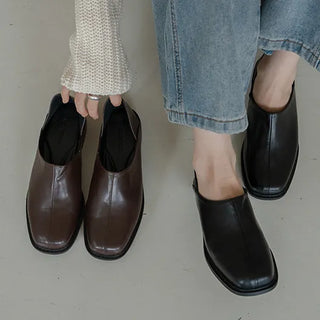 Deli work loafers, work look loafers, comfortable loafers, high-instep loafers (3 cm)