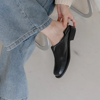 Deli work loafers, work look loafers, comfortable loafers, high-instep loafers (3 cm)