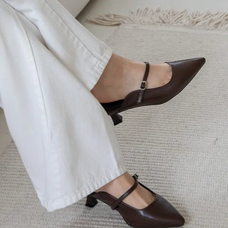 Chiara stiletto wide-toe loafer wedding guest look guest shoes (6cm)