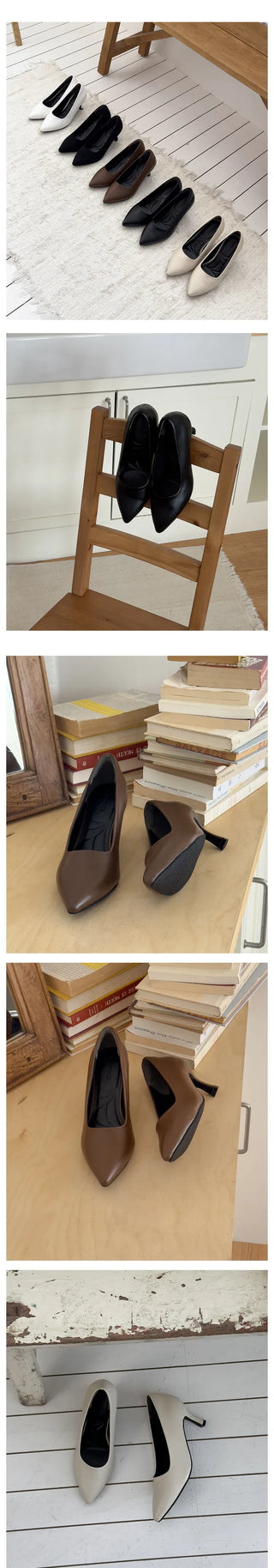 Hailey Vol2 Stiletto Shoes, Wide-foot Shoes, Comfortable Shoes (7cm)