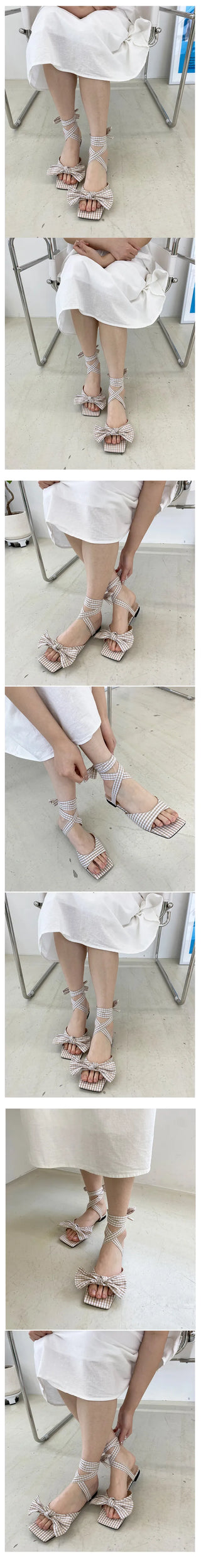 Scarlet Ribbon Espadrille Sandals Slippers Summer
