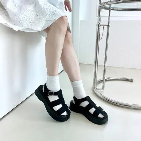 Oversole Fisherman Sandals, Gladiator Summer Vacation Shoes, Bloafers, and Slippers