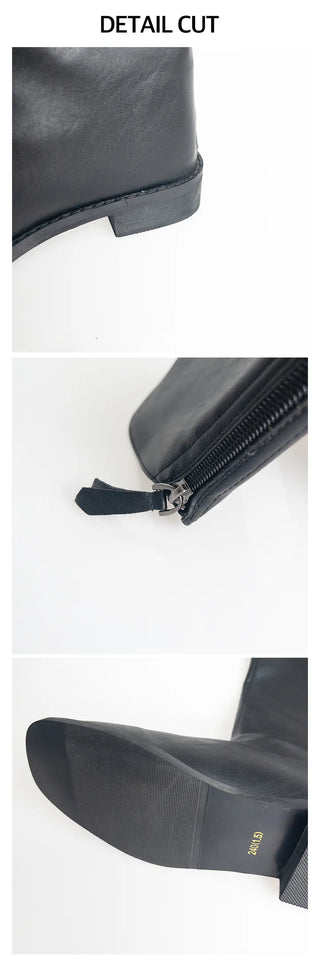 Karin Fall Western Wide Leg Long Boots (3cm)