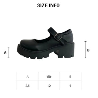 Lucy high heel Velcro buckle walker loafers