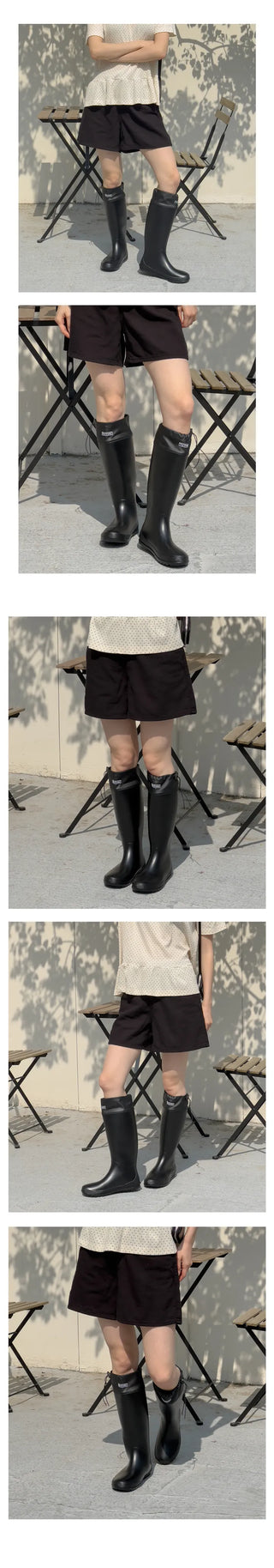 Luan String Long Rain Boots (2.5cm)