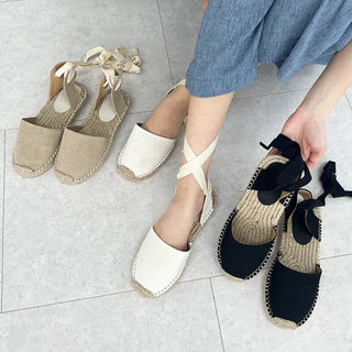 Summer Vacation Espadrille Strap Sandals (2cm)
