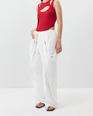 [UNAWARES] Pleating Large Profile Overalls