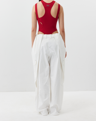 [UNAWARES] Pleating Large Profile Overalls