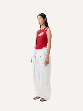 [UNAWARES] Pleating Large Profile Overalls