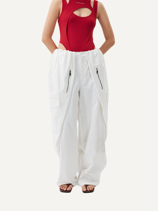 [UNAWARES] Pleating Large Profile Overalls