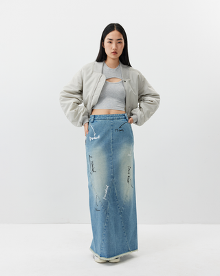[UNAWARES] Special Split Short Cotton Jacket