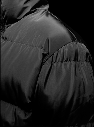 [UNAWARES] Embroidery Short Cotton-Padded Jacket