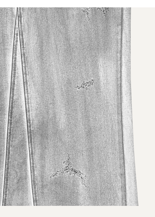 [UNAWARES] SS24 Fishtail Dirty Denim Skirt