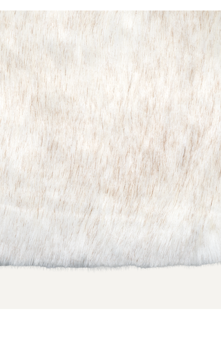 [UNAWARES] Gradient Dyed Tip Fur Mini Skirt