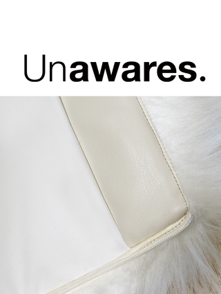 [UNAWARES] Gradient Dyed Tip Fur Mini Skirt
