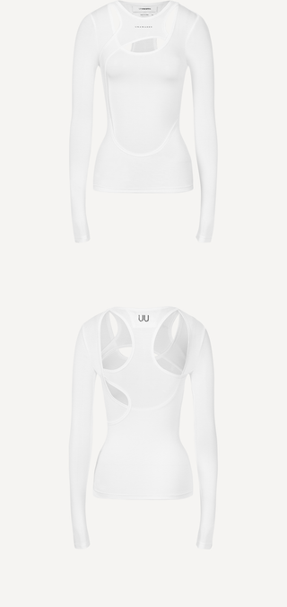 [UNAWARES] Two layer Knitted Long-Sleeved Top