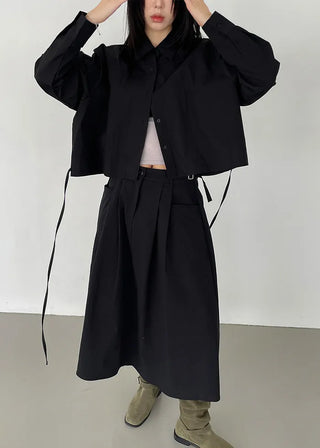 vibe back ribbon shirt (2c)