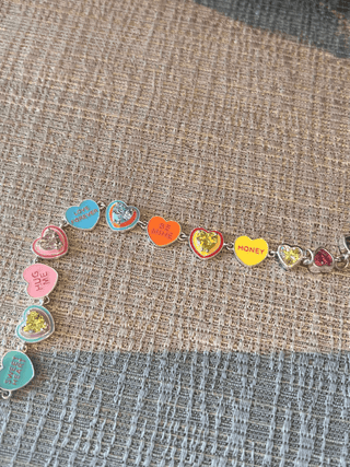 Colorful Love Heart Bracelet