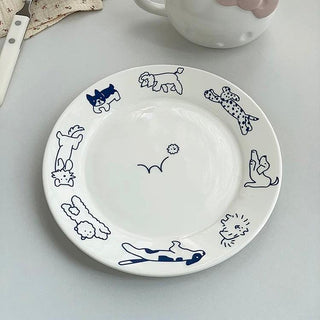 Korean Vintage Ceramic Plate