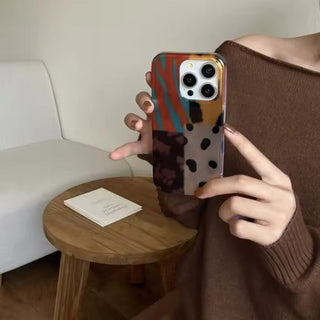 Retro Leopard iPhone Case