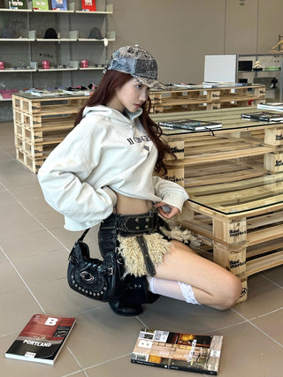 black croc crossbody