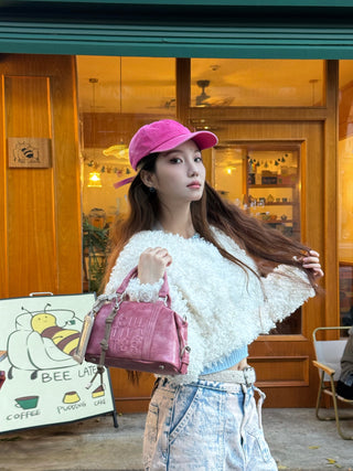 contrast cardholder bag