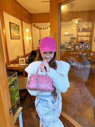 contrast cardholder bag