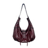wax leather satchel