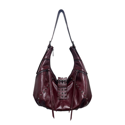 wax leather satchel