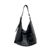 black crossbody tote