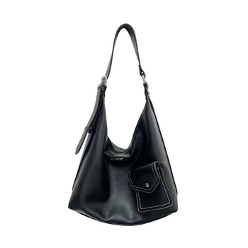 black crossbody tote