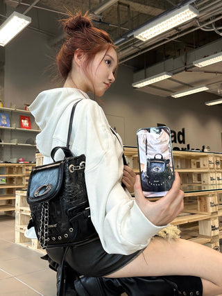 chain mini backpack