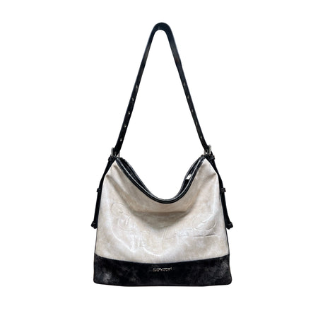 distressed messenger tote