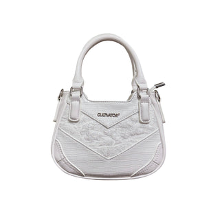 snake pattern satchel