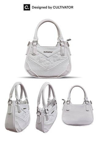 snake pattern satchel