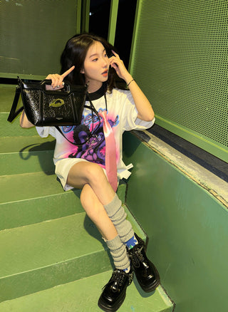 pleated phone bag
