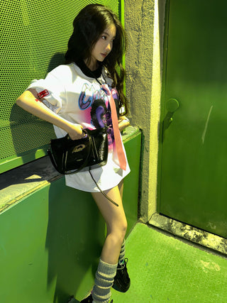 pleated phone bag
