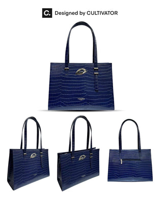 stone pattern tote