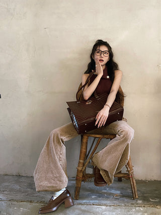 stone pattern tote