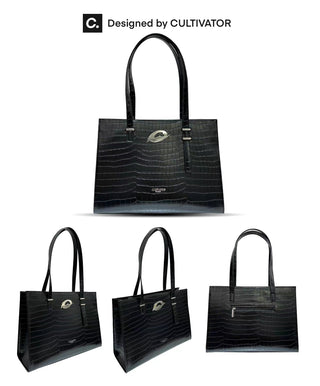stone pattern tote